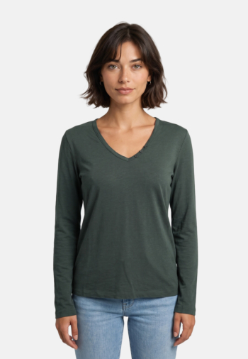 Tee shirt manches longues freeman t. porter torina icon ry64 f1374 pineneedle