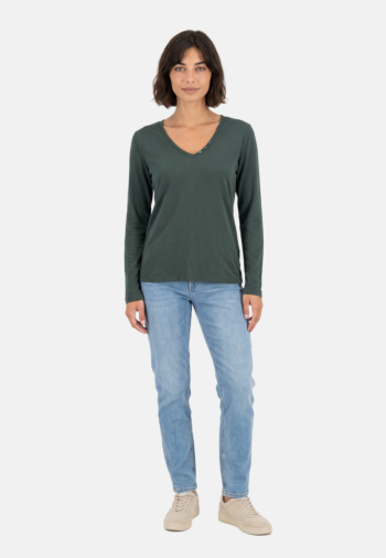 Tee shirt manches longues freeman t. porter torina icon ry64 f1374 pineneedle