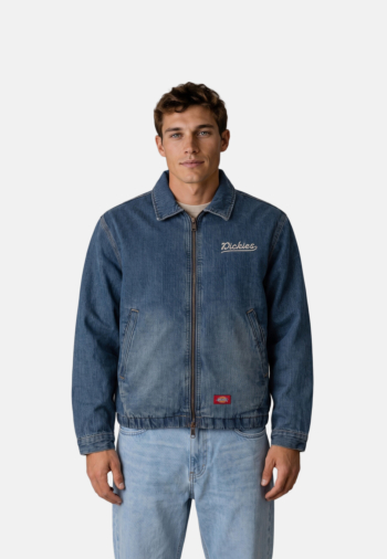 Blousons et vestes dickies edgewood unlined dnm l891 mid blufad wash