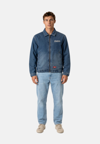 Blousons et vestes dickies edgewood unlined dnm l891 mid blufad wash