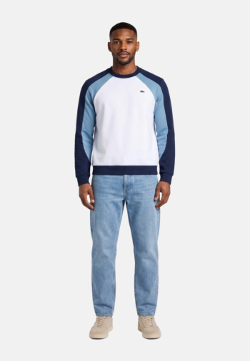 Sweat lacoste sh6614 z77 marine/aral-blanc