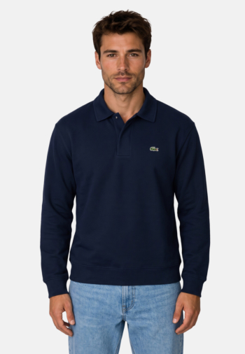 Polos manches longues lacoste sh9450 166 marine