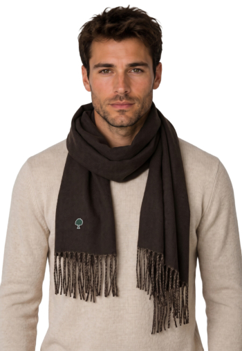Echarpe faguo f26sc0902 bro40 brown/taupe