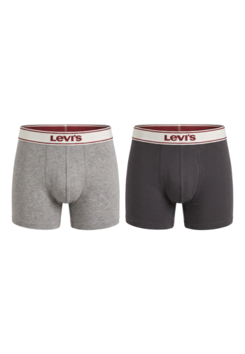 Calecons et slips levi's® vntg htr boxer brief 2p 008 grey/red