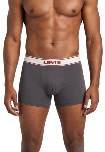 Calecons et slips levi's® vntg htr boxer brief 2p 008 grey/red