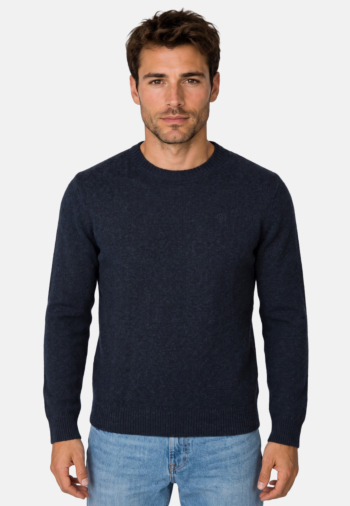Pull hiver superdry brushed m5y dark navy fleck