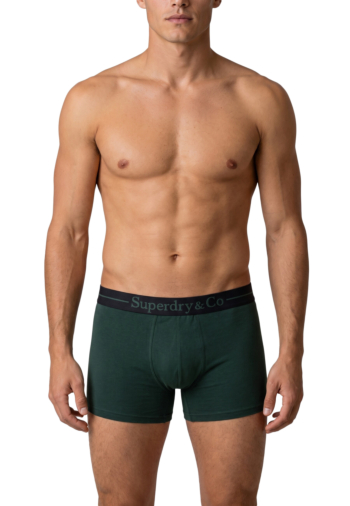 Calecons et slips superdry sdry & co boxer triple pack o3n black/navy/enamel green