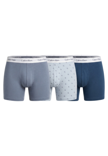 Calecons et slips calvin klein jeans boxer brief 3pk x2v adriatic royal / diamond logo plein