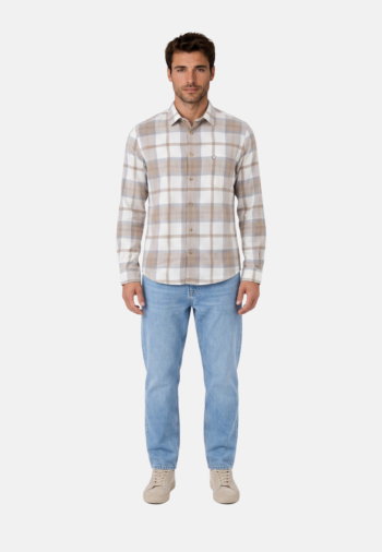 Chemise Benson & Cherry lenosis beige