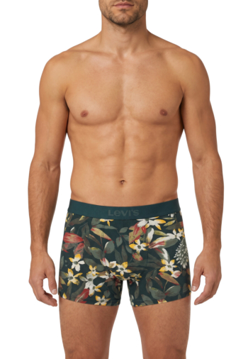 Calecons et slips levi's® dallas flwr aop boxer brief 001 green combo