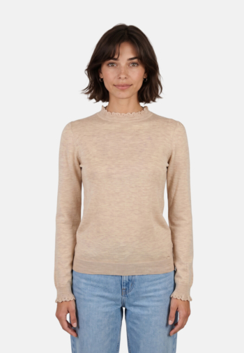 Pull hiver la petite etoile solfe 13 beige