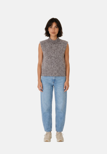 Pull hiver la petite etoile mairo 16 marron/ecru