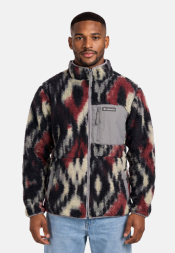 Pull hiver columbia winter pass reversible f 632 red oxide sedona sage full blur, sedona