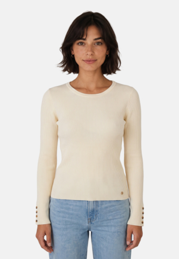 Pull hiver la petite etoile moara ecru