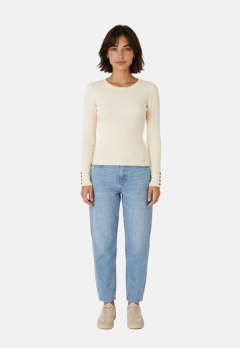 Pull hiver la petite etoile moara ecru