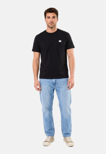 Tee shirt calvin klein jeans badge 30s jersey ub1 black