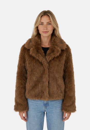 Blousons et vestes levi's® laney faux fur 0001 brown pol