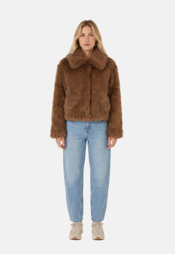 Blousons et vestes levi's® laney faux fur 0001 brown pol