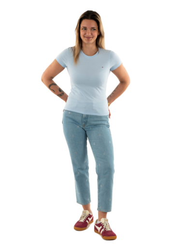 Tee shirt tommy jeans dw0dw20459 c3q sweet blue