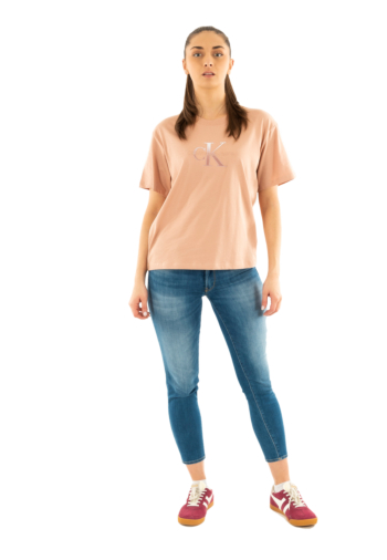 Tee shirt calvin klein jeans embroidered monologo tgw tuscany