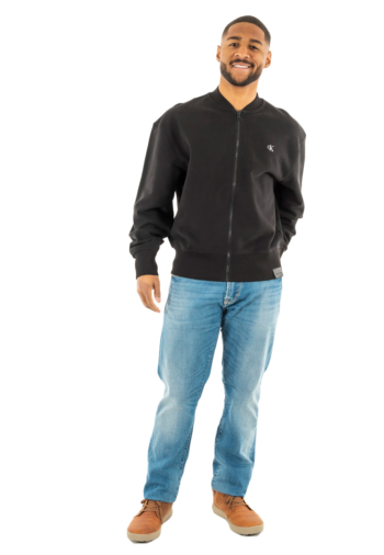 Sweat calvin klein jeans heavyweight ck embro beh ck black