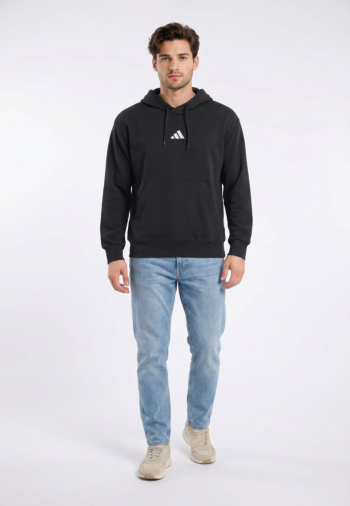 Sweat adidas sportswear m feelcozy hd noir/blanc
