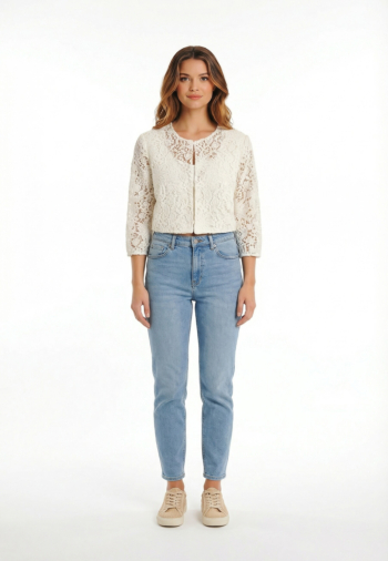 Blousons et vestes morgan 261-vlace blanc