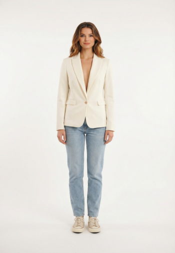 Blousons et vestes morgan 222-vlime.f ecru