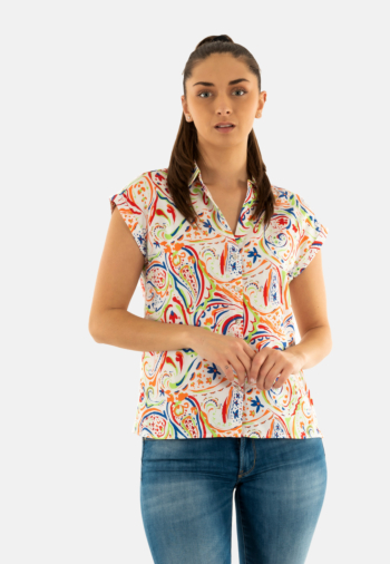 Chemisier manches courtes salsa 21009452 011