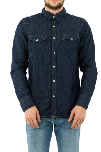 Chemise jeans levi's® barstow western rinse marbled