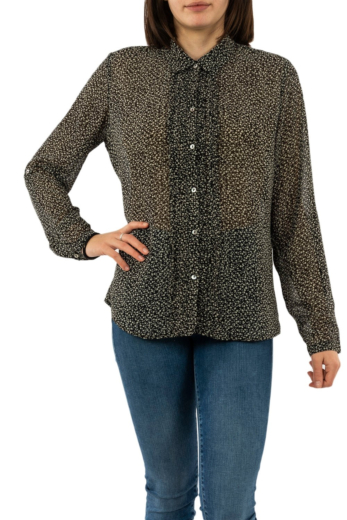 chemisier geisha 03013-10 000999 - black/beige