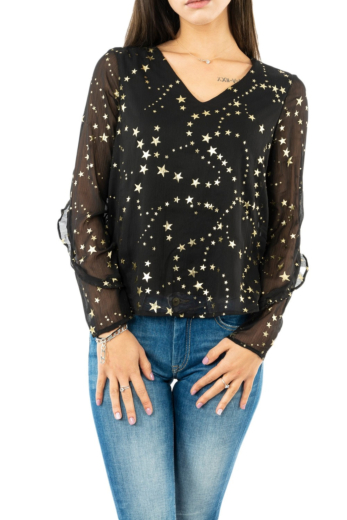 tee shirt manches longues Veromoda feana black