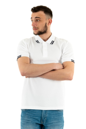 polos aigle lenapa blanc