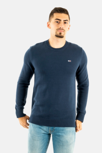 pull hiver tommy jeans dm0dm11856 bleu