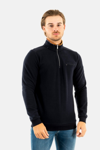 Pull hiver Benson & Cherry melo marine