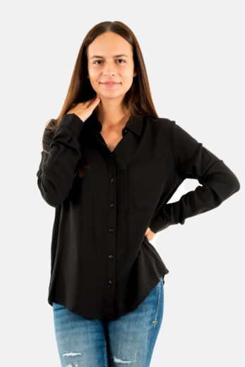 chemisier ichi main 194008 black