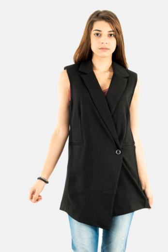 gilets cardigans ichi kate glitz 194008 black