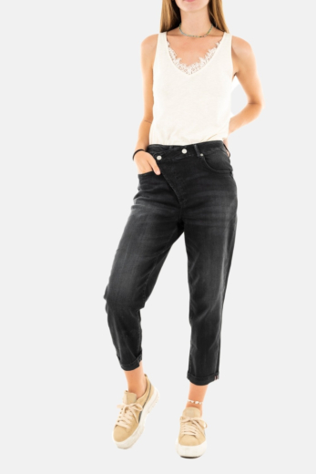 jeans Le Temps Des Cerises cosy 0403 black / black