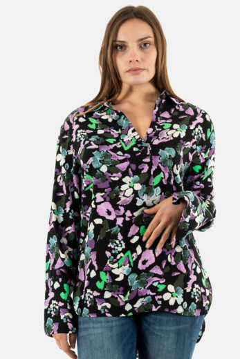 tee shirt manches longues ichi vera noir