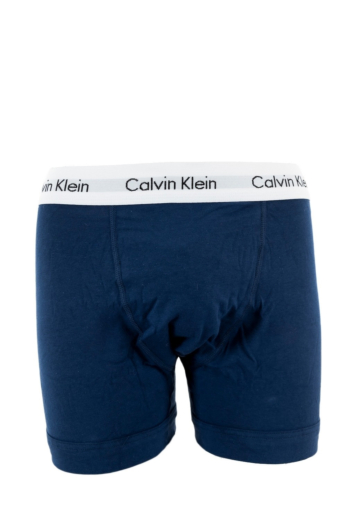 Calecons et slips calvin klein jeans 3p trunk 001 i03 white/red ginger/pyro blue