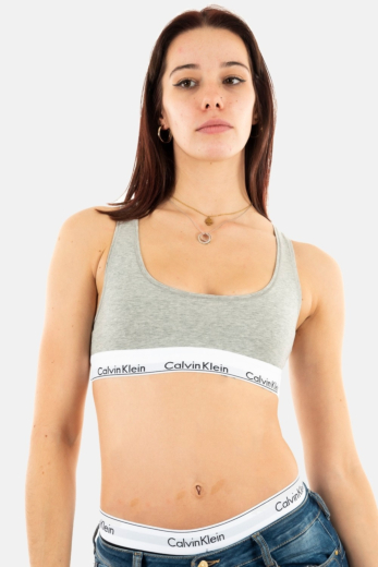 Brassieres calvin klein jeans bralette 20 grey heather
