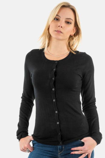 gilets cardigans ichi mafa noir