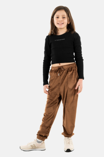 pantalons toile Le Temps Des Cerises mochagi 8019 caramel