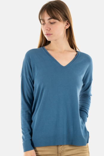 pull léger lauren vidal ple8001 denim