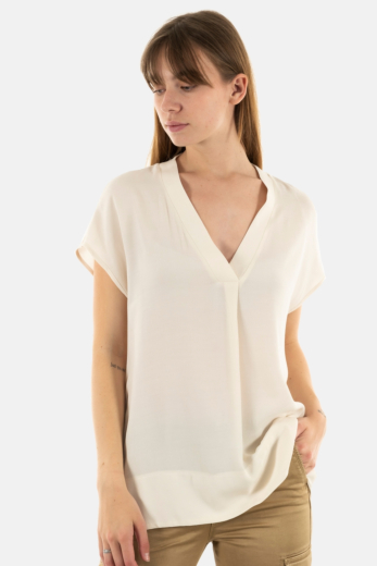 tee shirt lauren vidal te2072 creme
