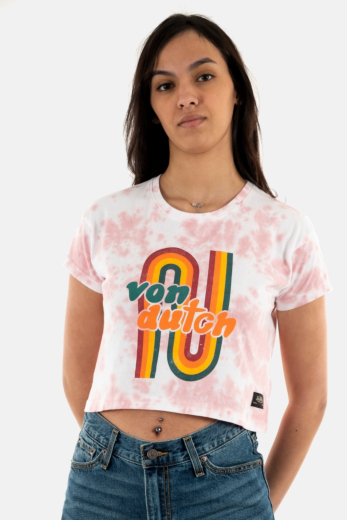 tee shirt von dutch bow pink