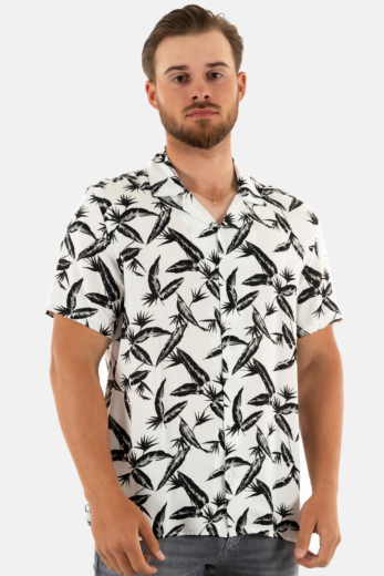 chemise manches courtes benson and cherry lhomme ecru