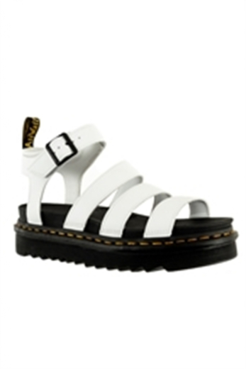 Sandales - nu-pieds dr martens blaire white