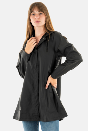Blousons et vestes rains a-line w jacket 01 black