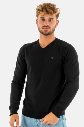 Pull hiver Benson & Cherry classic noir